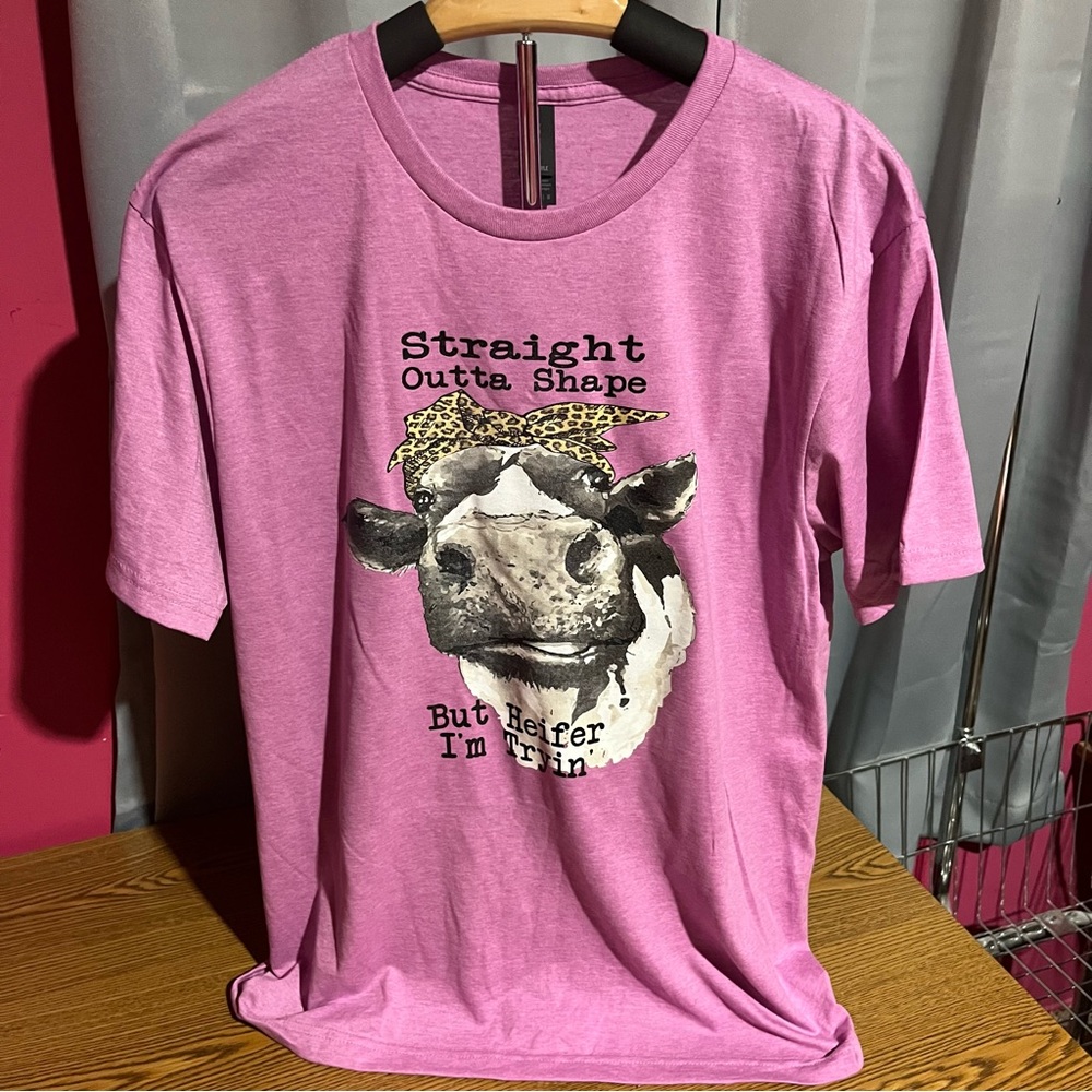 *Plus Size Listing* 🐮Straight Outta Shape shirt🐮